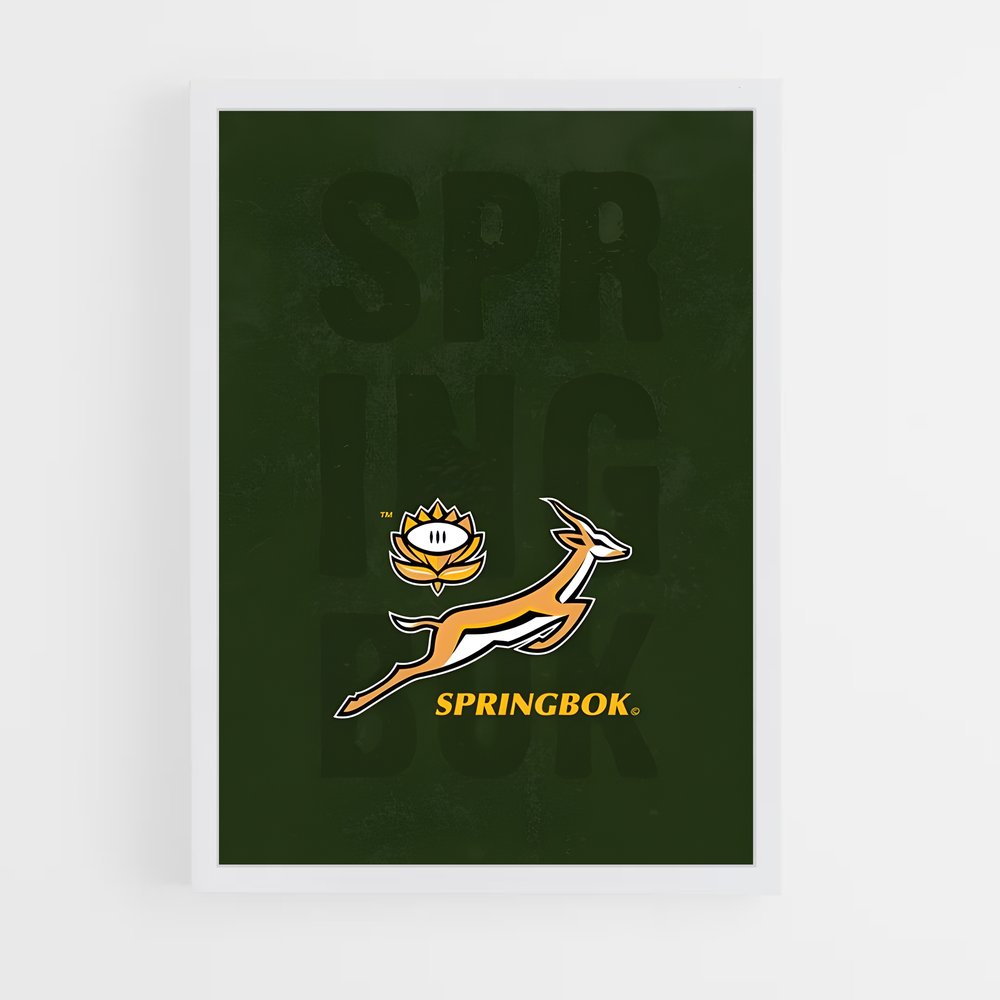 Poster Springboks Spirit – affiche Rugby (vue 3)
